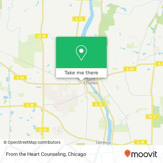 From the Heart Counseling map