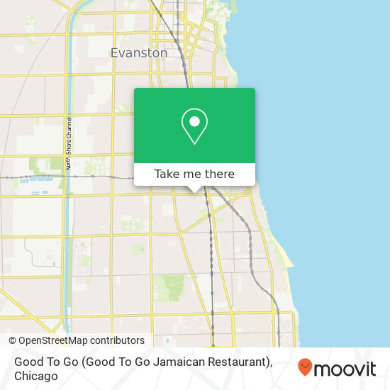 Mapa de Good To Go (Good To Go Jamaican Restaurant)