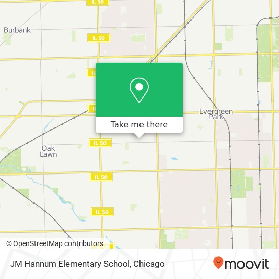 JM Hannum Elementary School map