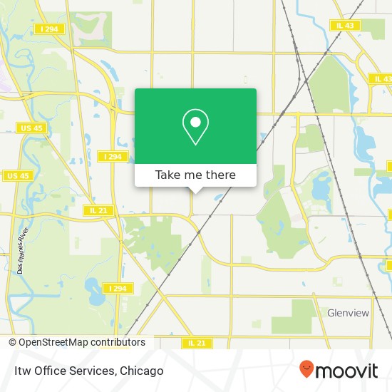 Itw Office Services map