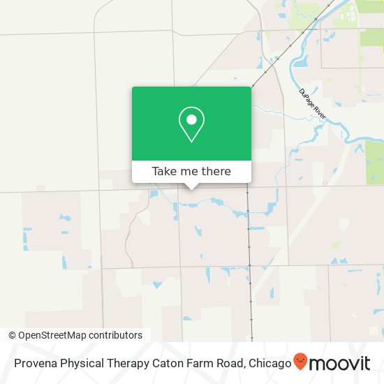 Provena Physical Therapy Caton Farm Road map