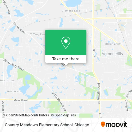 Country Meadows Elementary School map