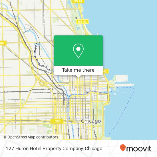 127 Huron Hotel Property Company map