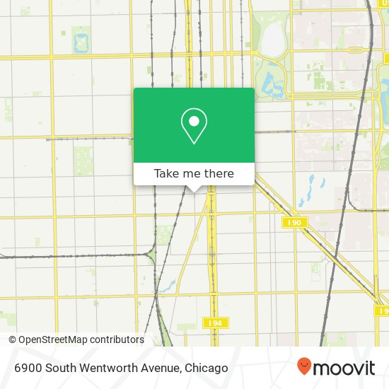 Mapa de 6900 South Wentworth Avenue