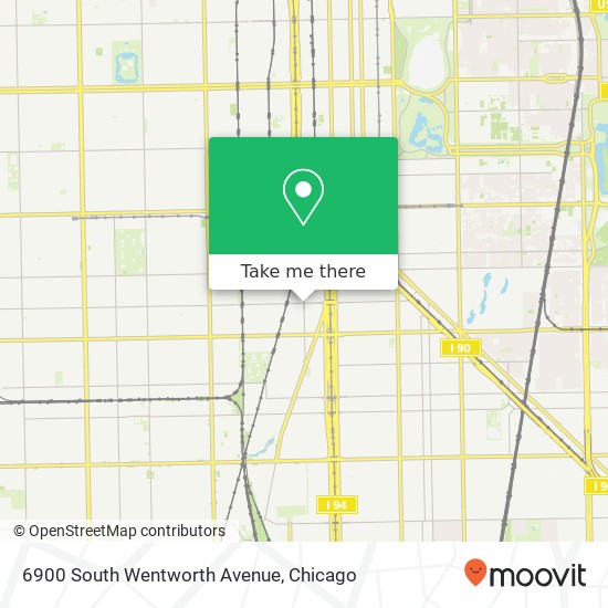 6900 South Wentworth Avenue map