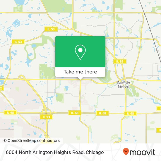 Mapa de 6004 North Arlington Heights Road