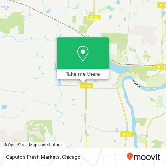 Caputo's Fresh Markets map