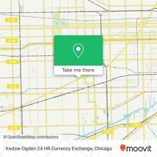 Mapa de Kedzie-Ogden 24 HR Currency Exchange