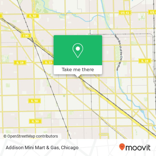 Addison Mini Mart & Gas map