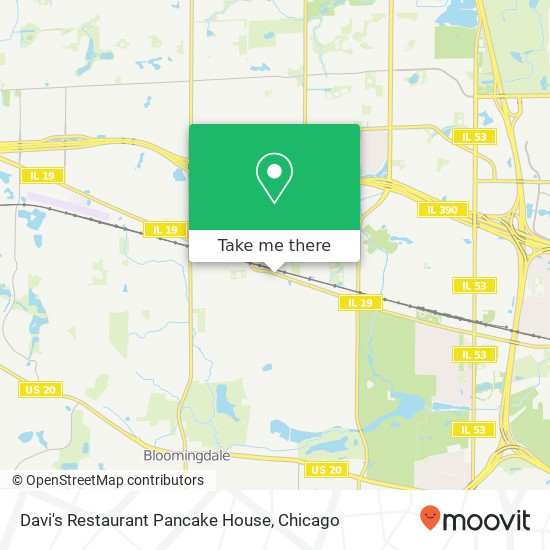 Davi's Restaurant Pancake House map