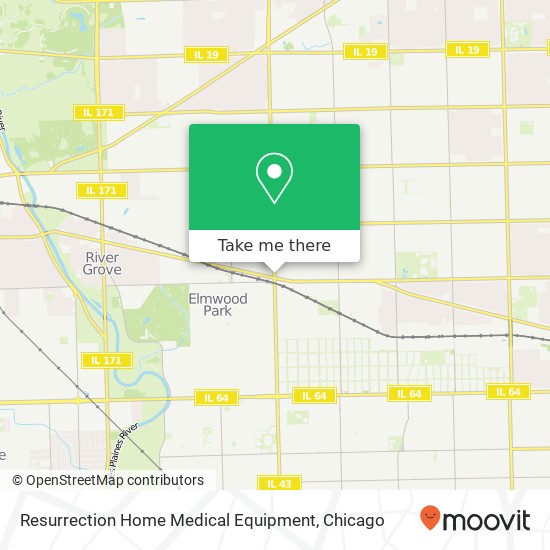 Resurrection Home Medical Equipment map