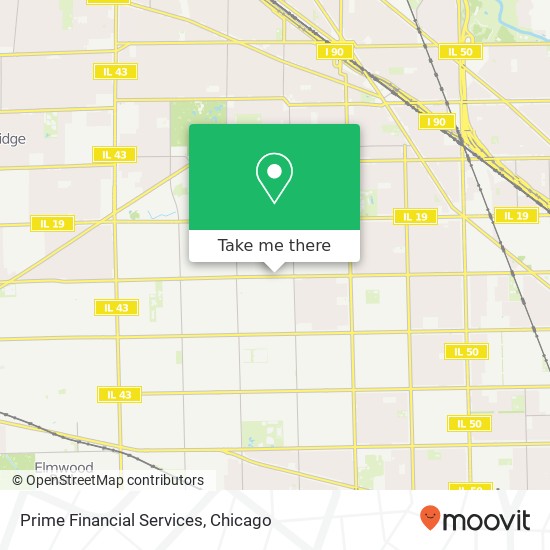 Prime Financial Services map