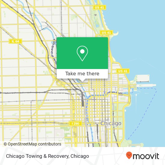 Chicago Towing & Recovery map