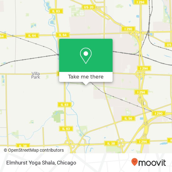 Mapa de Elmhurst Yoga Shala