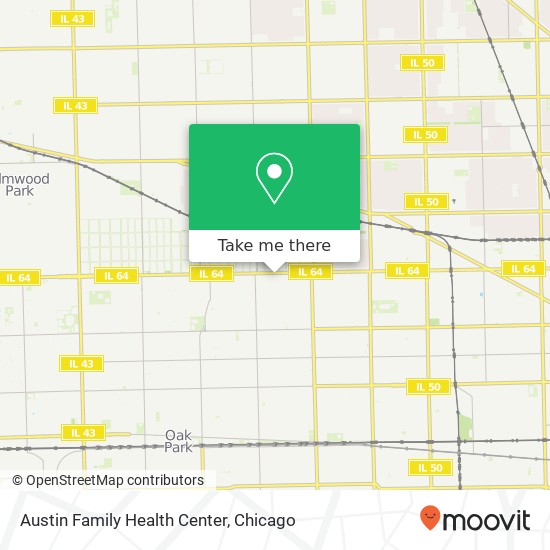 Austin Family Health Center map