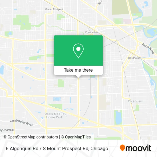 Mapa de E Algonquin Rd / S Mount Prospect Rd