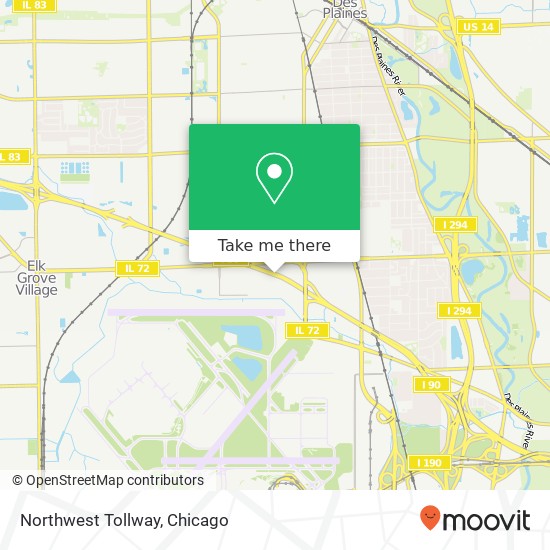 Mapa de Northwest Tollway