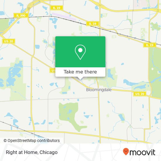 Mapa de Right at Home