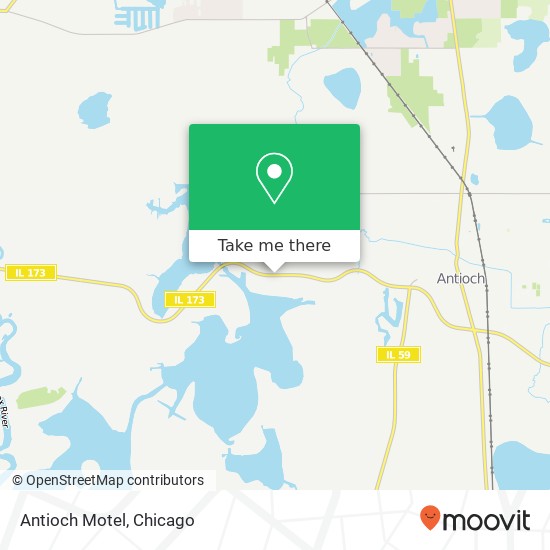 Antioch Motel map