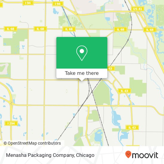 Menasha Packaging Company map