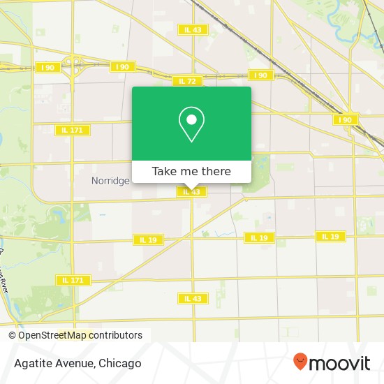 Agatite Avenue map