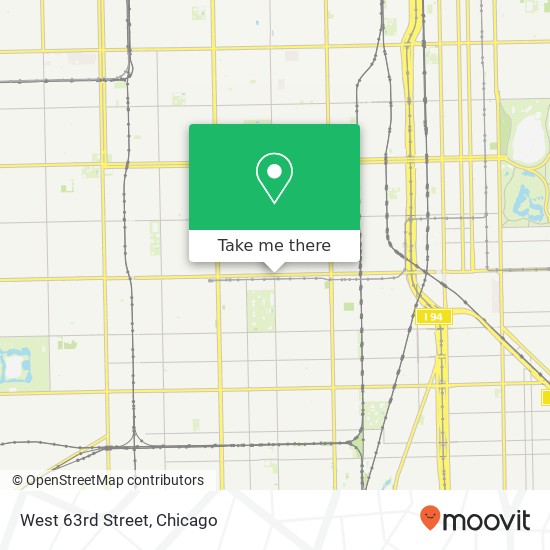 West 63rd Street map