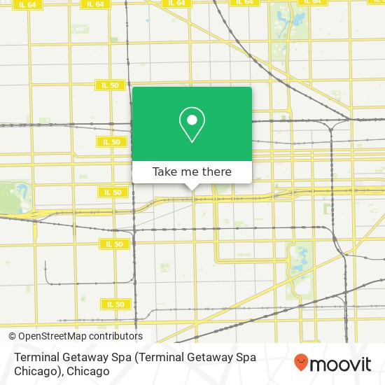 Terminal Getaway Spa map