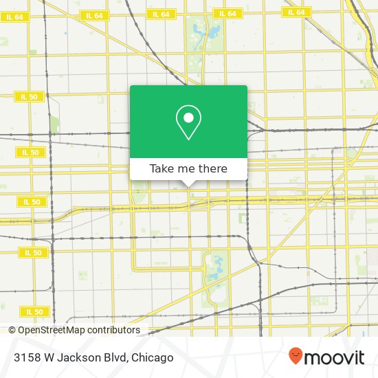 3158 W Jackson Blvd map