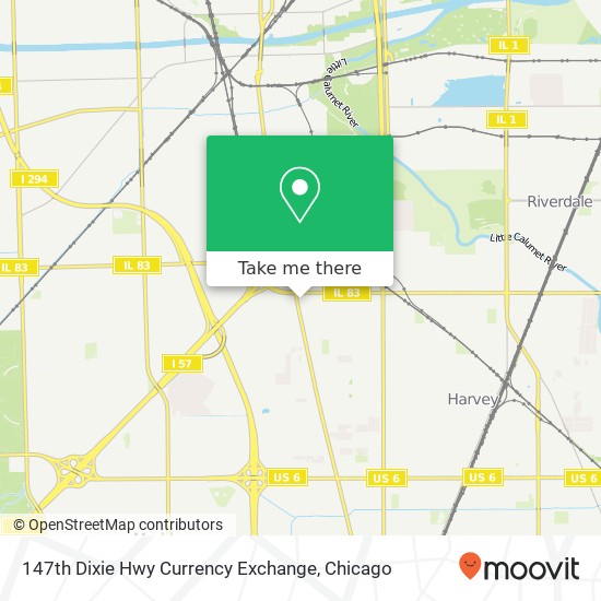 147th Dixie Hwy Currency Exchange map