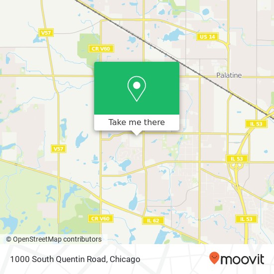 1000 South Quentin Road map