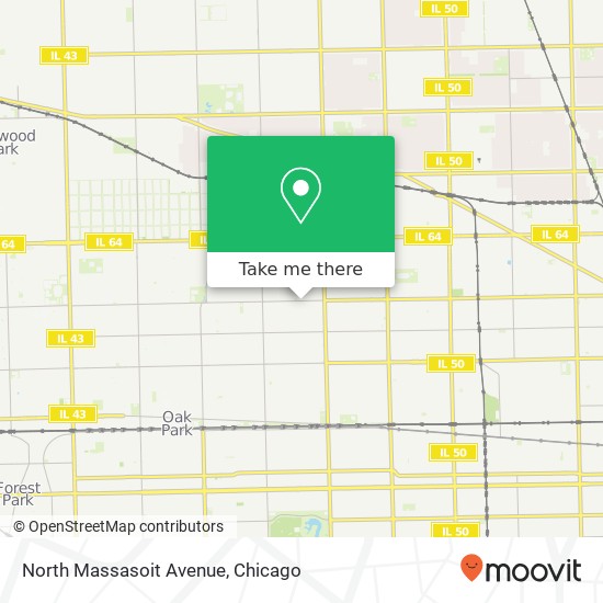 North Massasoit Avenue map