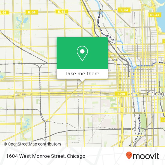 1604 West Monroe Street map