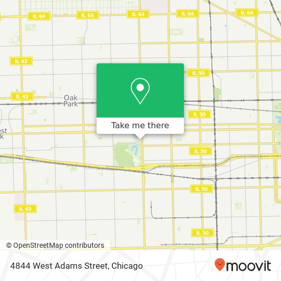 Mapa de 4844 West Adams Street
