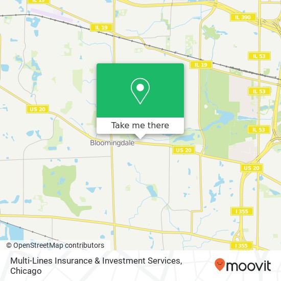 Multi-Lines Insurance & Investment Services map