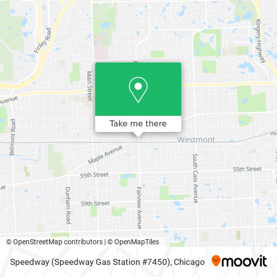 Mapa de Speedway (Speedway Gas Station #7450)