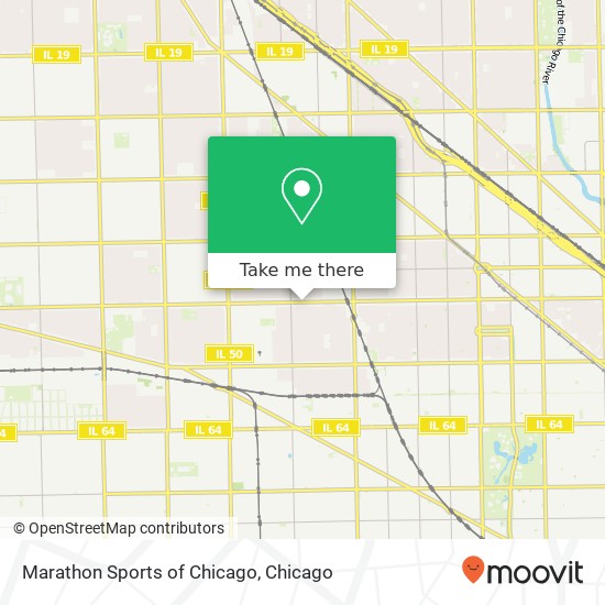 Marathon Sports of Chicago map