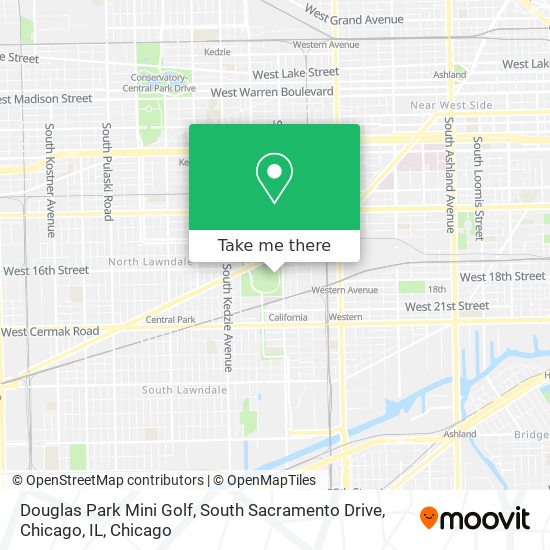 Douglas Park Mini Golf, South Sacramento Drive, Chicago, IL map