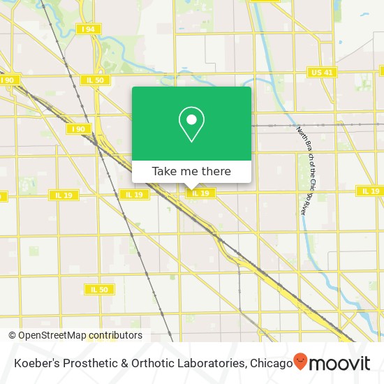 Koeber's Prosthetic & Orthotic Laboratories map