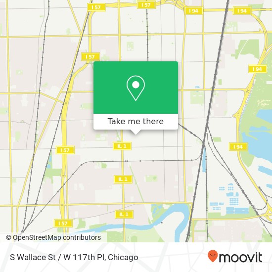 Mapa de S Wallace St / W 117th Pl