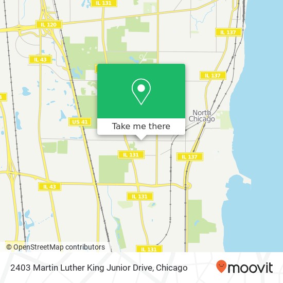 2403 Martin Luther King Junior Drive map