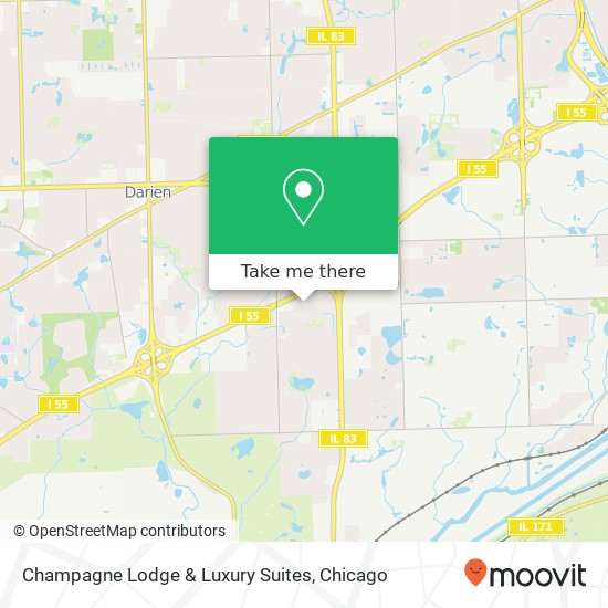 Mapa de Champagne Lodge & Luxury Suites