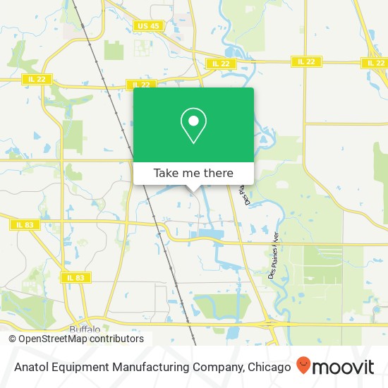 Mapa de Anatol Equipment Manufacturing Company