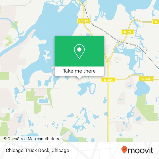 Mapa de Chicago Truck Dock
