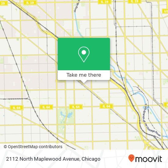 Mapa de 2112 North Maplewood Avenue