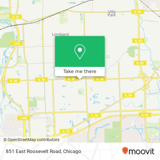 851 East Roosevelt Road map