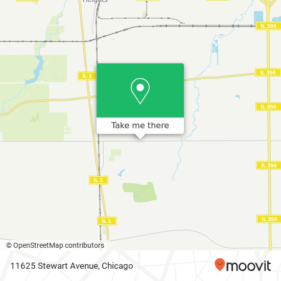 11625 Stewart Avenue map