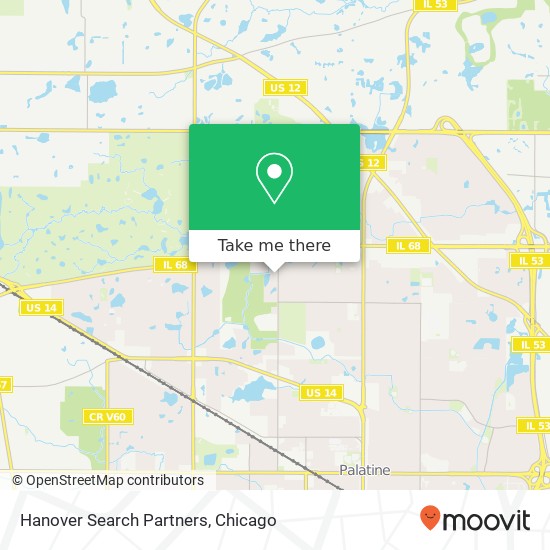 Hanover Search Partners map