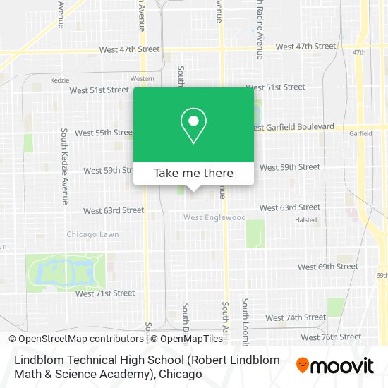 Lindblom Technical High School (Robert Lindblom Math & Science Academy) map