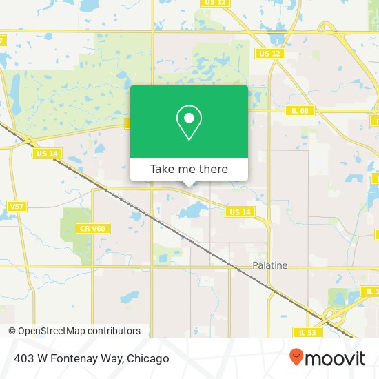 403 W Fontenay Way map