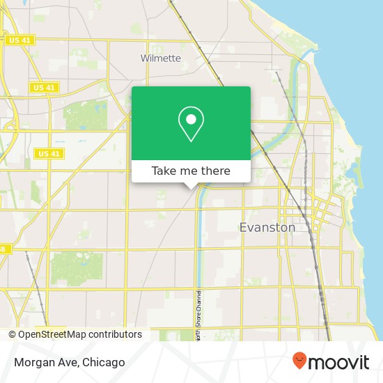 Mapa de Morgan Ave